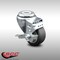 Service Caster 3 Inch SS Thermoplastic Rubber Wheel Swivel Bolt Hole Caster with Brake SCC SCC-SSBH20S314-TPRB-TLB - alternate 6
